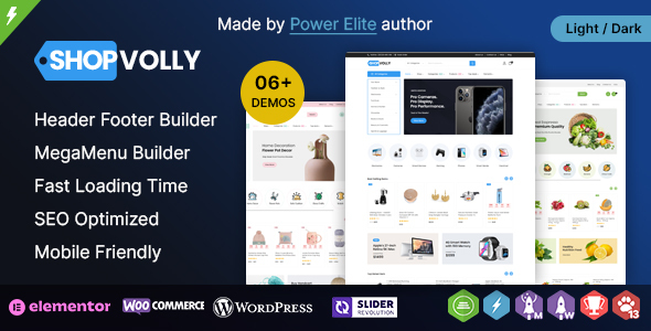 ShopVolly WP - Multipurpose Elementor WooCommerce Theme