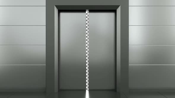 Elevator Opener Doors Transition