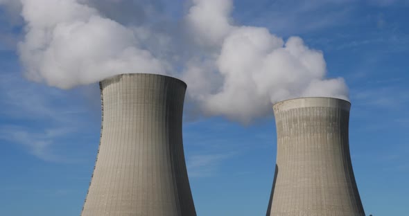 Nuclear power station,Dampierre-en-Burly, Loiret, France