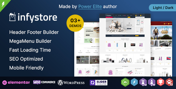 Infystore WP - Multipurpose Elementor WooCommerce Theme