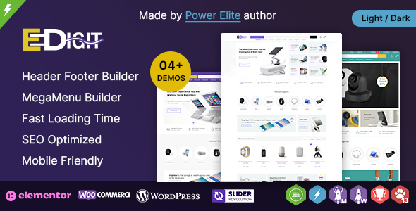 eDigit WP - Multi-purpose Elementor WooCommerce Theme