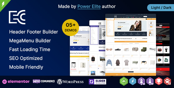eCode WP - Multipurpose WooCommerce Elementor Theme