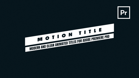 Premiere Pro Titles