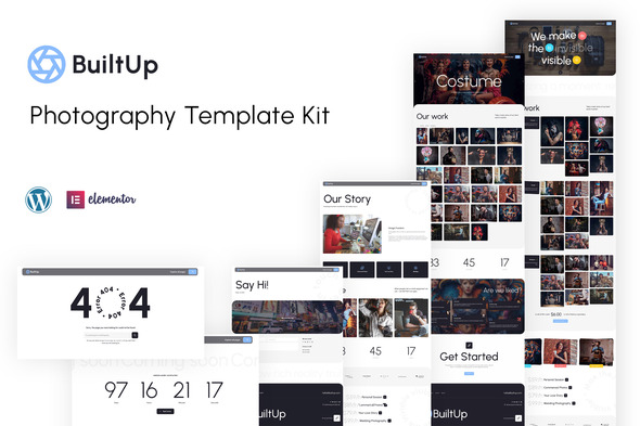 BuiltUp – Photography Template Kit – 0 Sold!