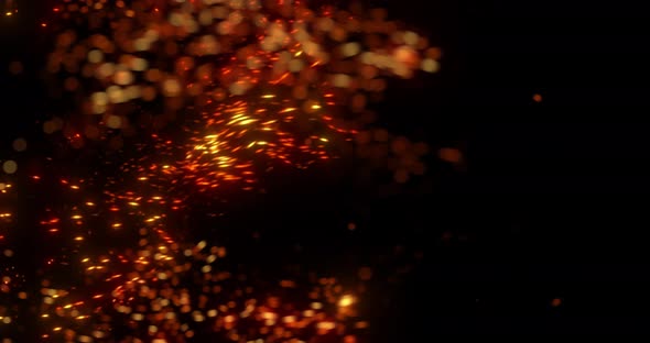 Abstract fire motion graphic.  alt
