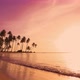 The Sun Yellow Sun Above Sea Red Sunset Beach - VideoHive Item for Sale