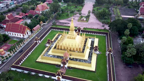 Pha That Luoang Vientiane of Laos