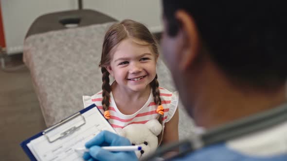 Little Patient at Doctors Appointment