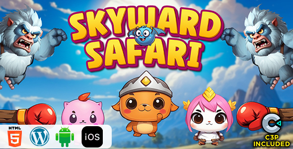 Skyward Safari HTML5 Construct 3 Game