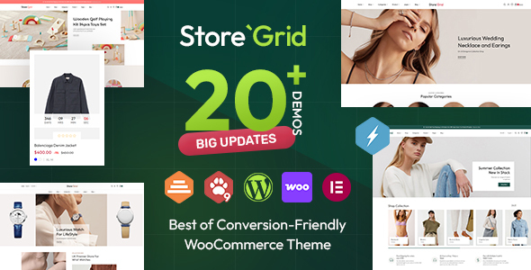 StoreGrid - Fashion & Multipurpose WooCommerce Theme