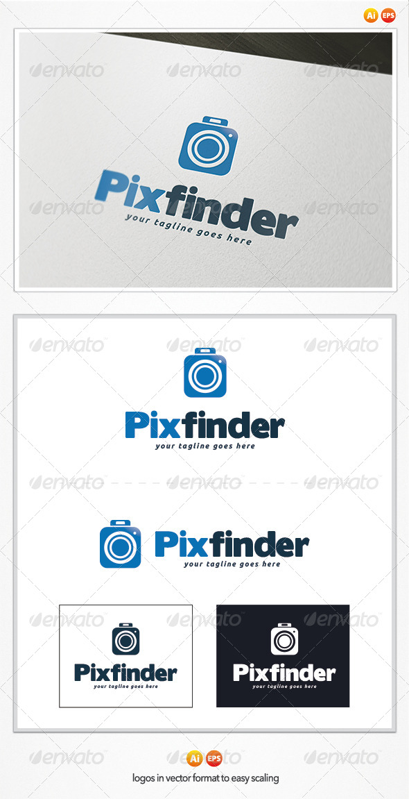 Pix Finder Logo Template