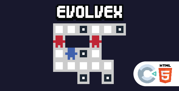 Evolvex Puzzle - HTML5 Mobile Game