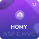 Homy - Real Estate ASP.Net Core 9 & MVC 5 Template & Dashboard - ThemeForest Item for Sale