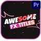 FX Titles | Premiere Pro MOGRT - VideoHive Item for Sale