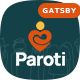 Paroti - Non Profit Charity Gatsby React Template - ThemeForest Item for Sale