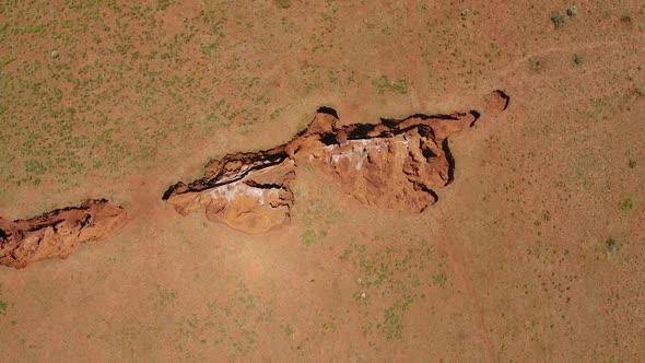 Aerial View of a Sinkhole, South Africa