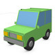 Low Poly Style Toy car - 3DOcean Item for Sale