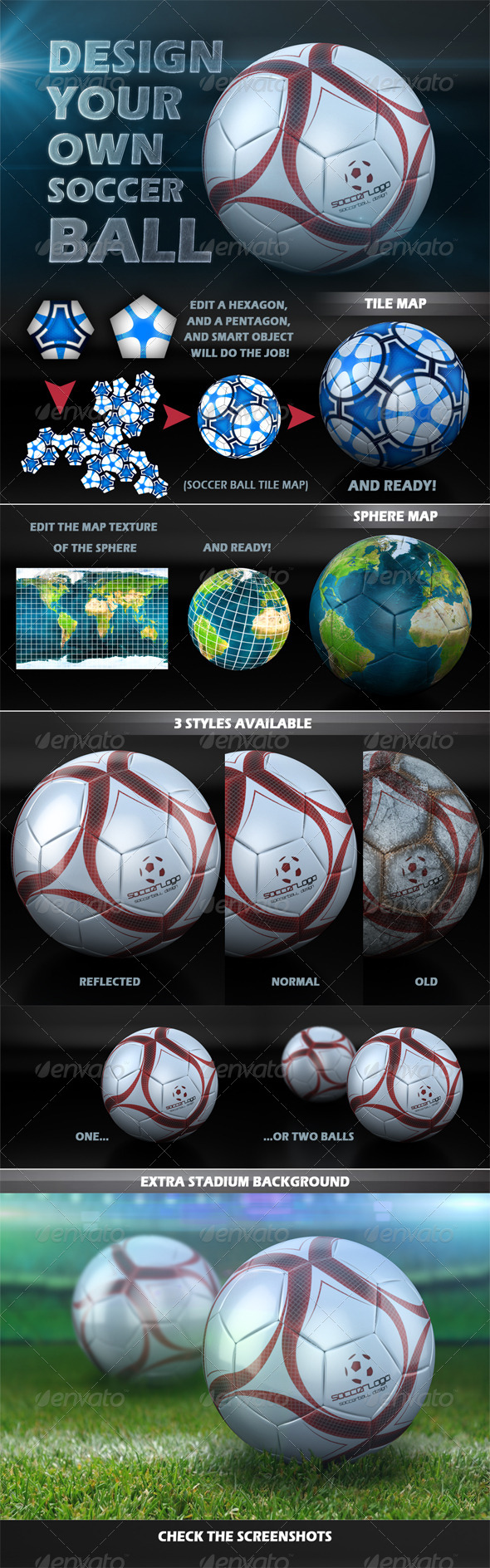 Download Soccer Ball Mockup Graphics Designs Templates