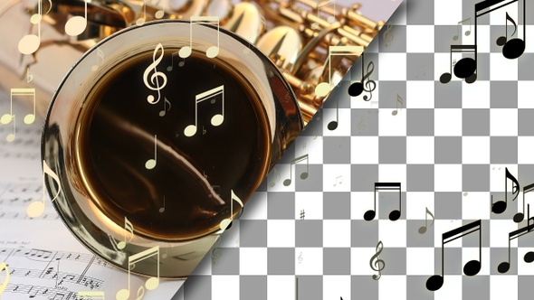 Music Notes Overlay   Loop alt