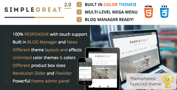 SimpleGreat – Premium Responsivetheme!