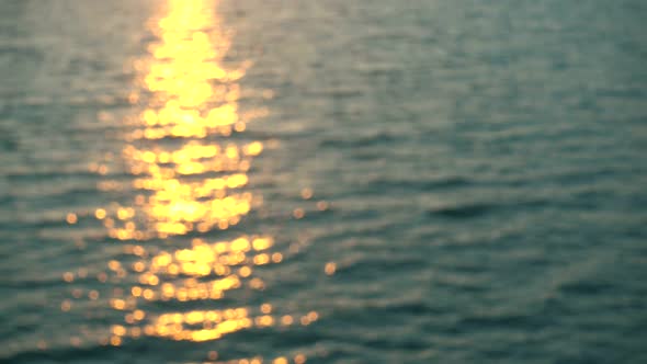 Beautiful Sunset Over Water alt