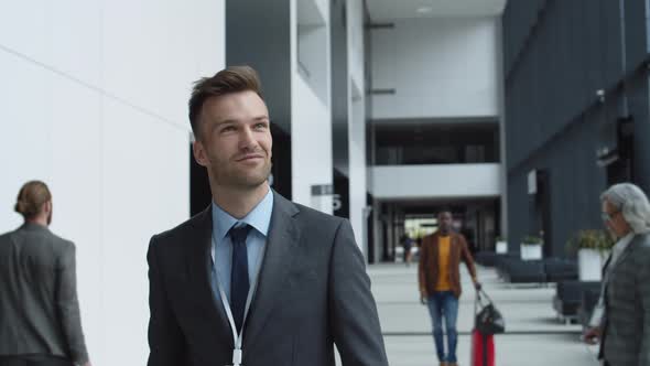 Businessman in Airport