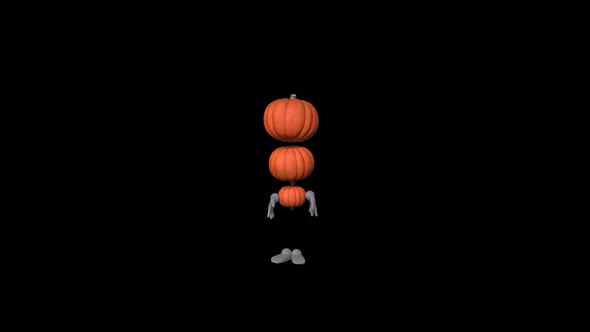 Cartoon Pumpkin Dance V