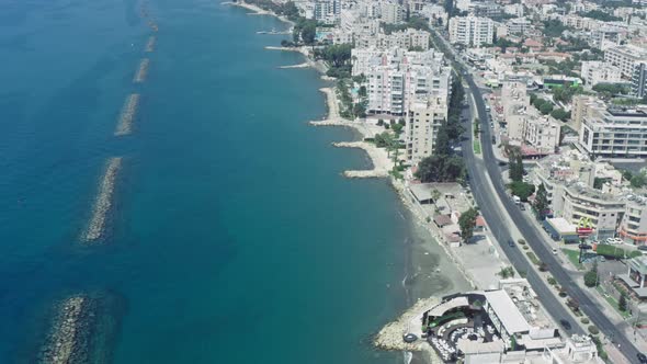 Aerial View Limassol Cyprus