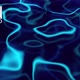 Abstract Blue Glowing Wavy liquid flow reflection Background Loop V2 - VideoHive Item for Sale