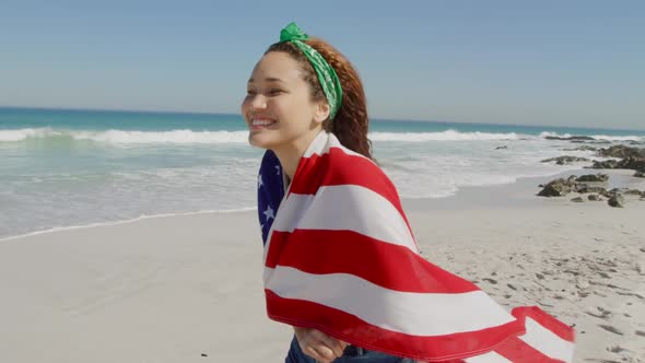 Young woman by the sea