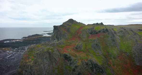 Aerial View of Cape Kekurskiy, Russia