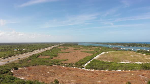 Aerial Video Jonathan Dickinson State Park Jupiter Florida