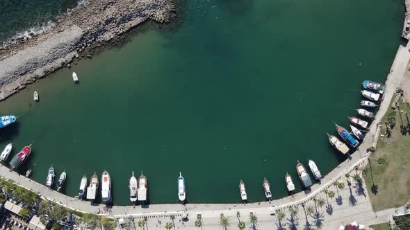 Few Boats in Harbor