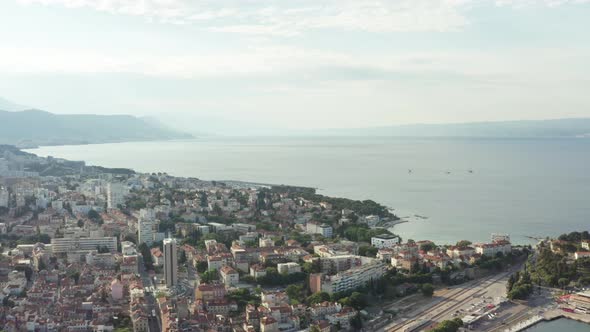 Aerial View Split Croatia