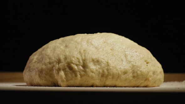 Timelapse Yeast Dough Increases in Size