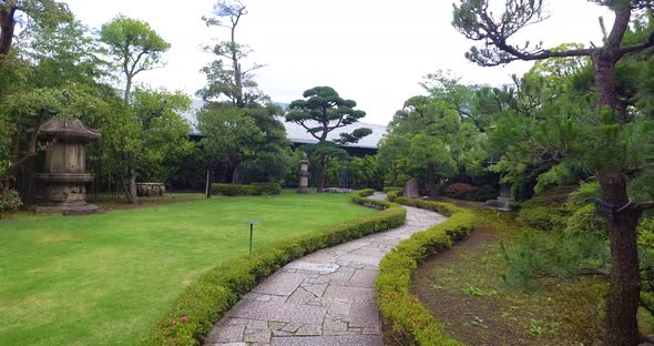 POV, walking through Nezu museum garden