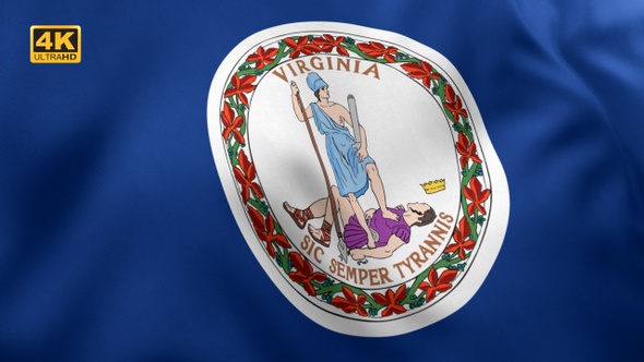 Virginia State Flag - 4K