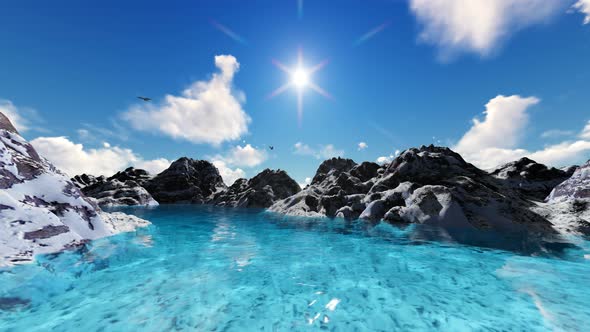 Clear Water Between The Mountains