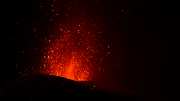 Volcanic eruption in La Palma Canary Islands 2021