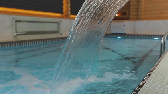 Interior of Wellness and Spa Swimming Pool.