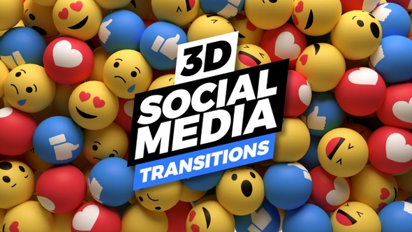 Social Media Transitions 3D alt