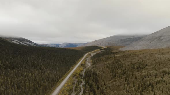 View of Scenic Road From Above