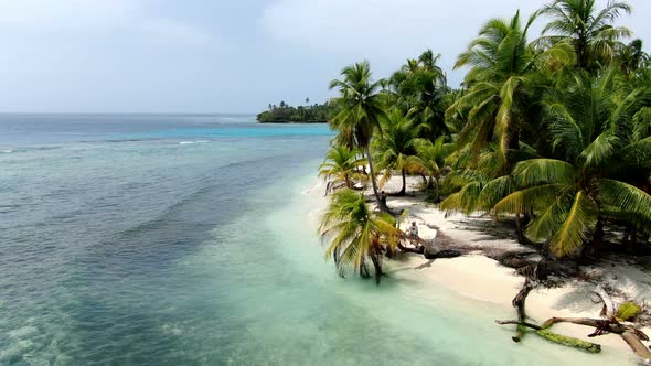 Caribbean White Unspoiled Sandy Beach