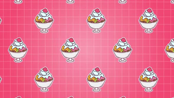 Cup Ice Cream Background