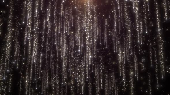 Rain Of Golden Particles