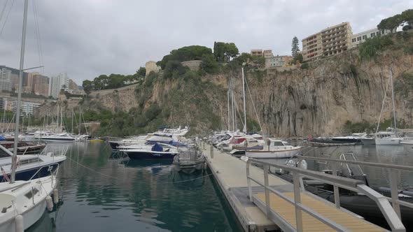 The Port Fontvieille in Monaco