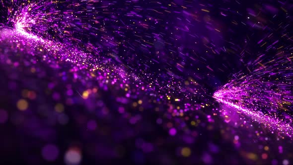 Purple Particle Background