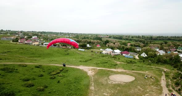 Paragliding in the Mountains