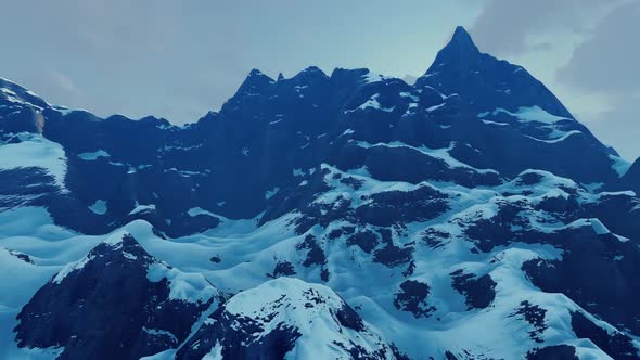 Panorama Of The Mountain Range