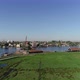 Aerial View of Windmills Near Amsterdam - VideoHive Item for Sale